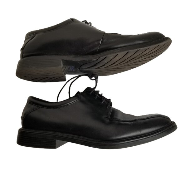Nunn Bush Black Leather Derby 105 Medium ComfortGel Professional main image 9